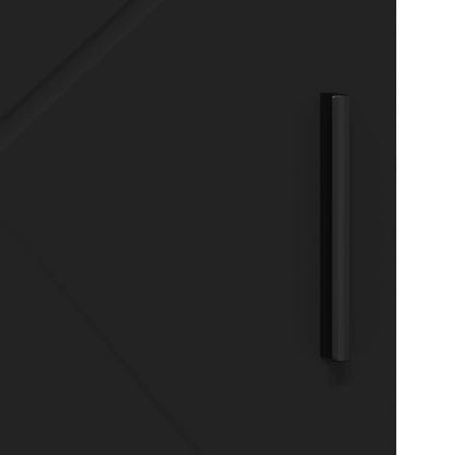 vidaXL Bathroom Cabinet Black 60 x 35 x 80 cm Engineered wood & Metal
