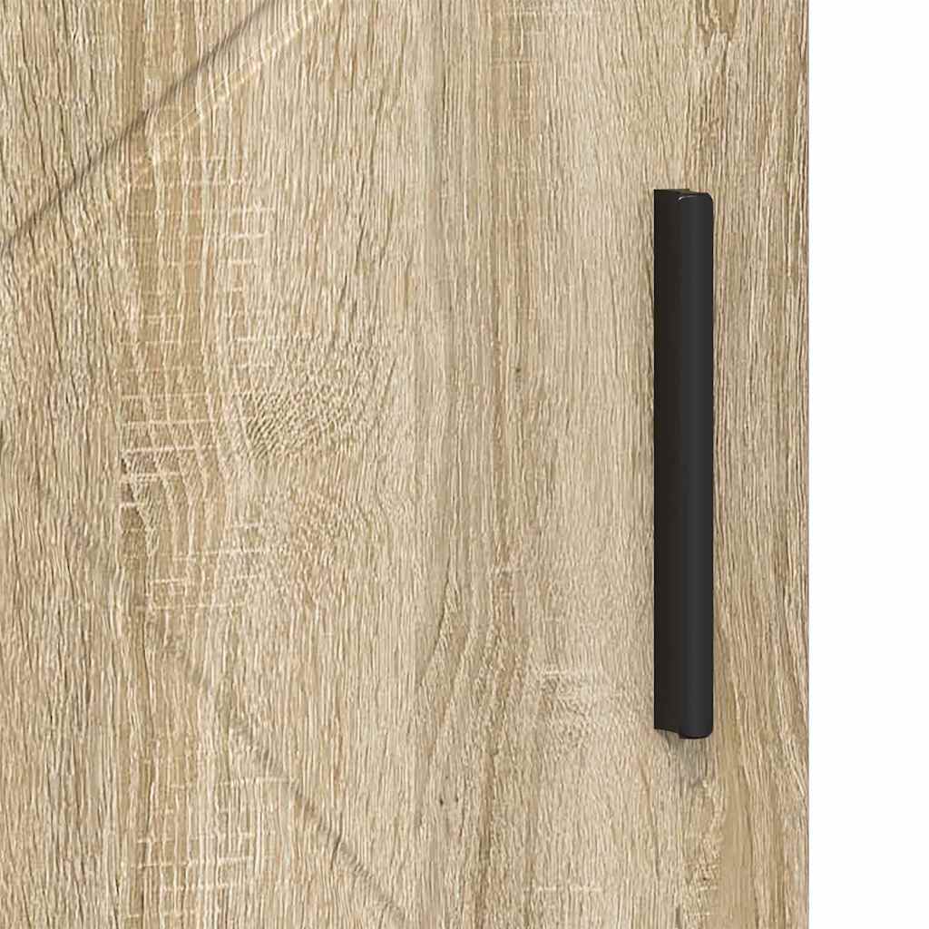 vidaXL Bathroom Cabinet with Storage Sonoma Oak 60 x 35 x 80 cm