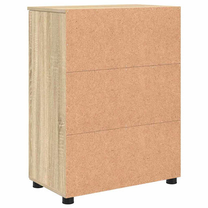 vidaXL Bathroom Cabinet with Storage Sonoma Oak 60 x 35 x 80 cm