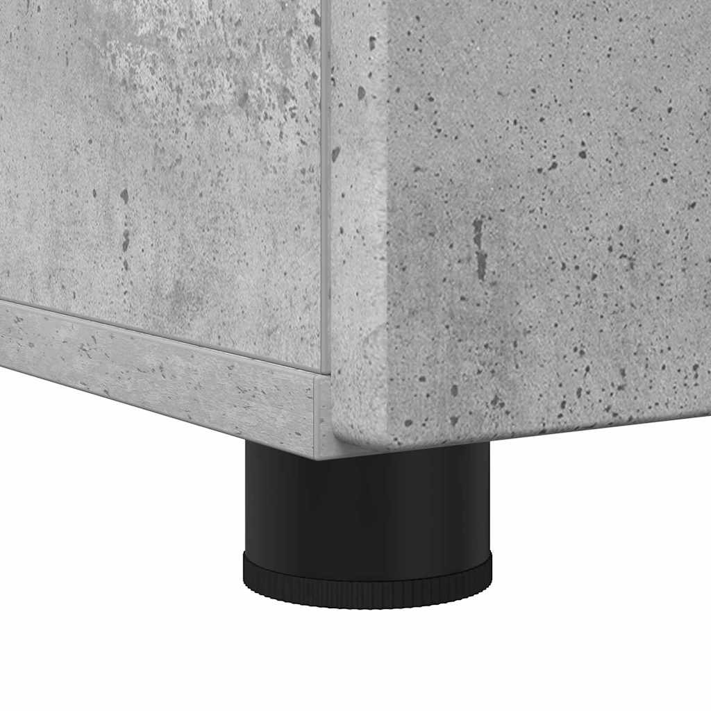 vidaXL Bathroom Cabinet Concrete Grey 60 x 35 x 80 cm