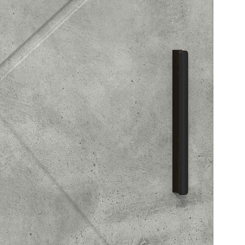 vidaXL Bathroom Cabinet Concrete Grey 60 x 35 x 80 cm