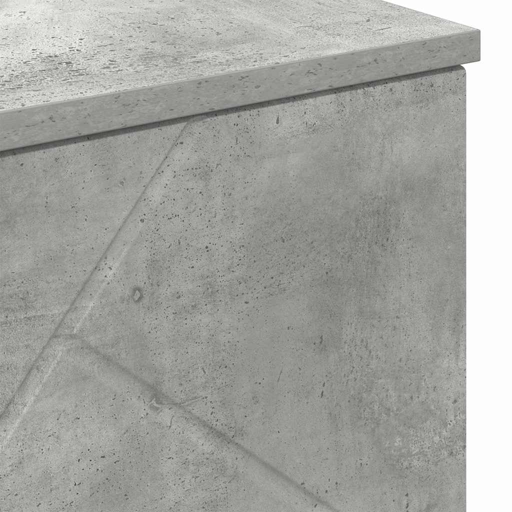 vidaXL Bathroom Cabinet Concrete Grey 60 x 35 x 80 cm