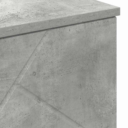 vidaXL Bathroom Cabinet Concrete Grey 60 x 35 x 80 cm