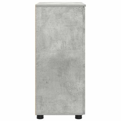 vidaXL Bathroom Cabinet Concrete Grey 60 x 35 x 80 cm
