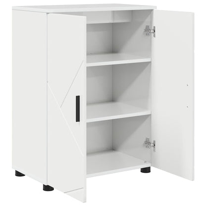 vidaXL Bathroom Cabinet with Storage High Gloss White 60 x 35 x 80 cm