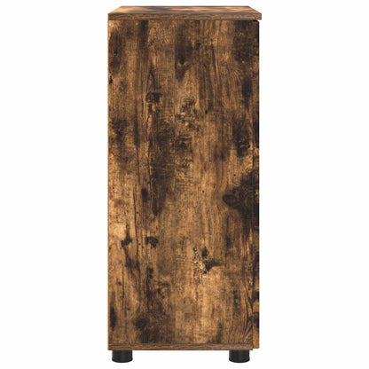 vidaXL Bathroom Cabinet Smoked Oak 60 x 35 x 80 cm