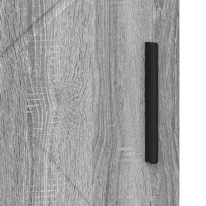 vidaXL Bathroom Cabinet with Storage Grey Sonoma 60 x 35 x 80 cm