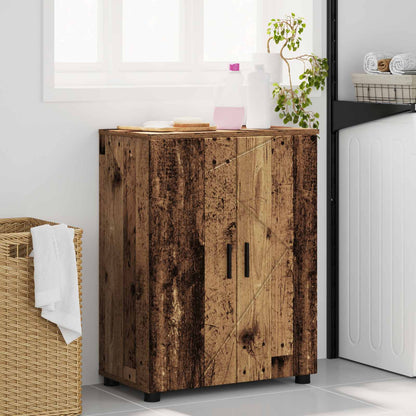 vidaXL Bathroom Cabinet Old Wood 60 x 35 x 80 cm