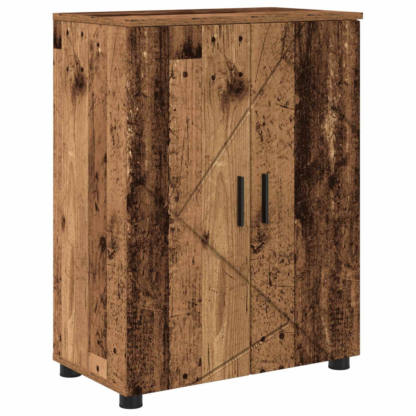 vidaXL Bathroom Cabinet Old Wood 60 x 35 x 80 cm