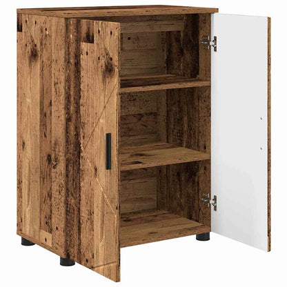 vidaXL Bathroom Cabinet Old Wood 60 x 35 x 80 cm