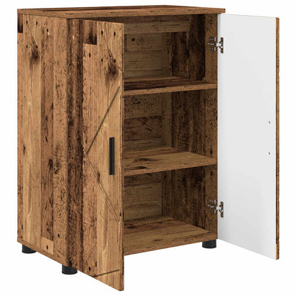 vidaXL Bathroom Cabinet Old Wood 60 x 35 x 80 cm