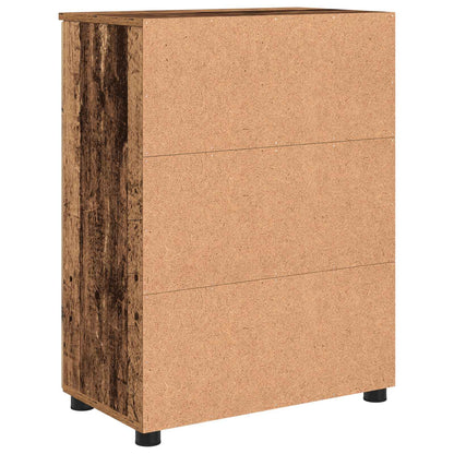 vidaXL Bathroom Cabinet Old Wood 60 x 35 x 80 cm