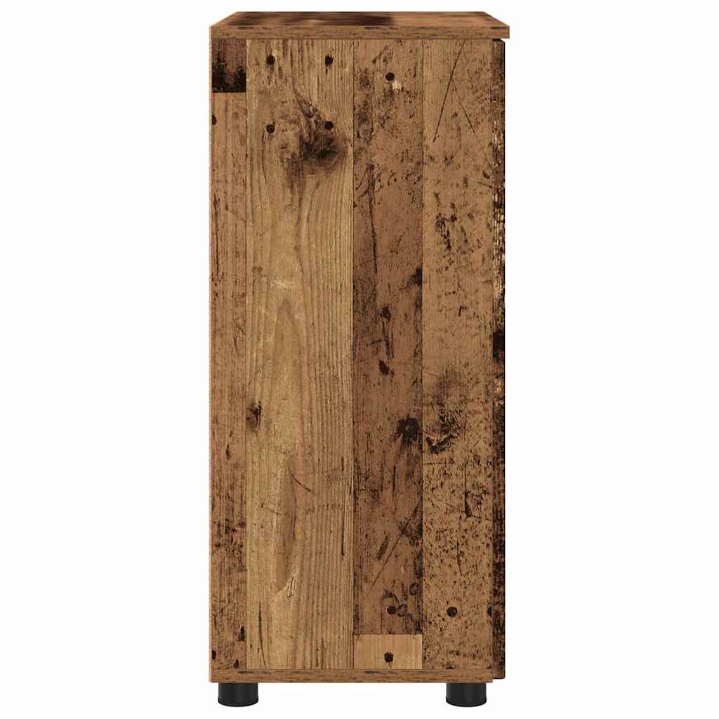 vidaXL Bathroom Cabinet Old Wood 60 x 35 x 80 cm