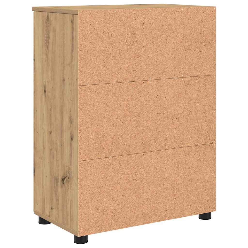 vidaXL Bathroom Cabinet with Storage Artisan Oak 60 x 35 x 80 cm