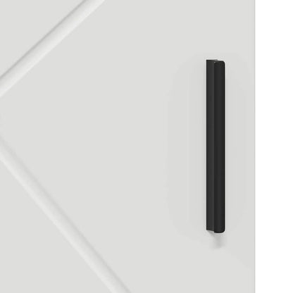 vidaXL Bathroom Cabinet White 30 x 35 x 95 cm Engineered wood & Metal