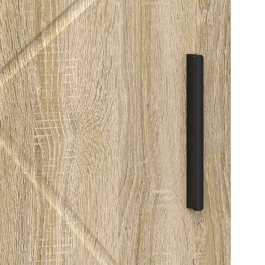 vidaXL Bathroom Cabinet with Storage Sonoma Oak 30 x 35 x 95 cm