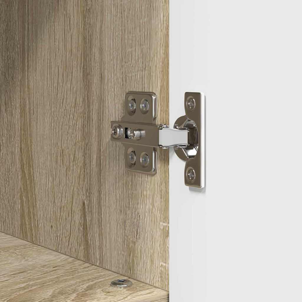 vidaXL Bathroom Cabinet with Storage Sonoma Oak 30 x 35 x 95 cm