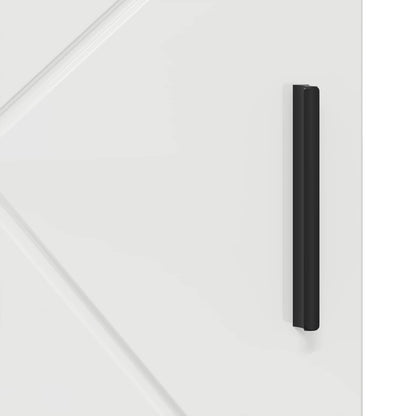 vidaXL Bathroom Cabinet with Storage High Gloss White 30 x 35 x 95 cm