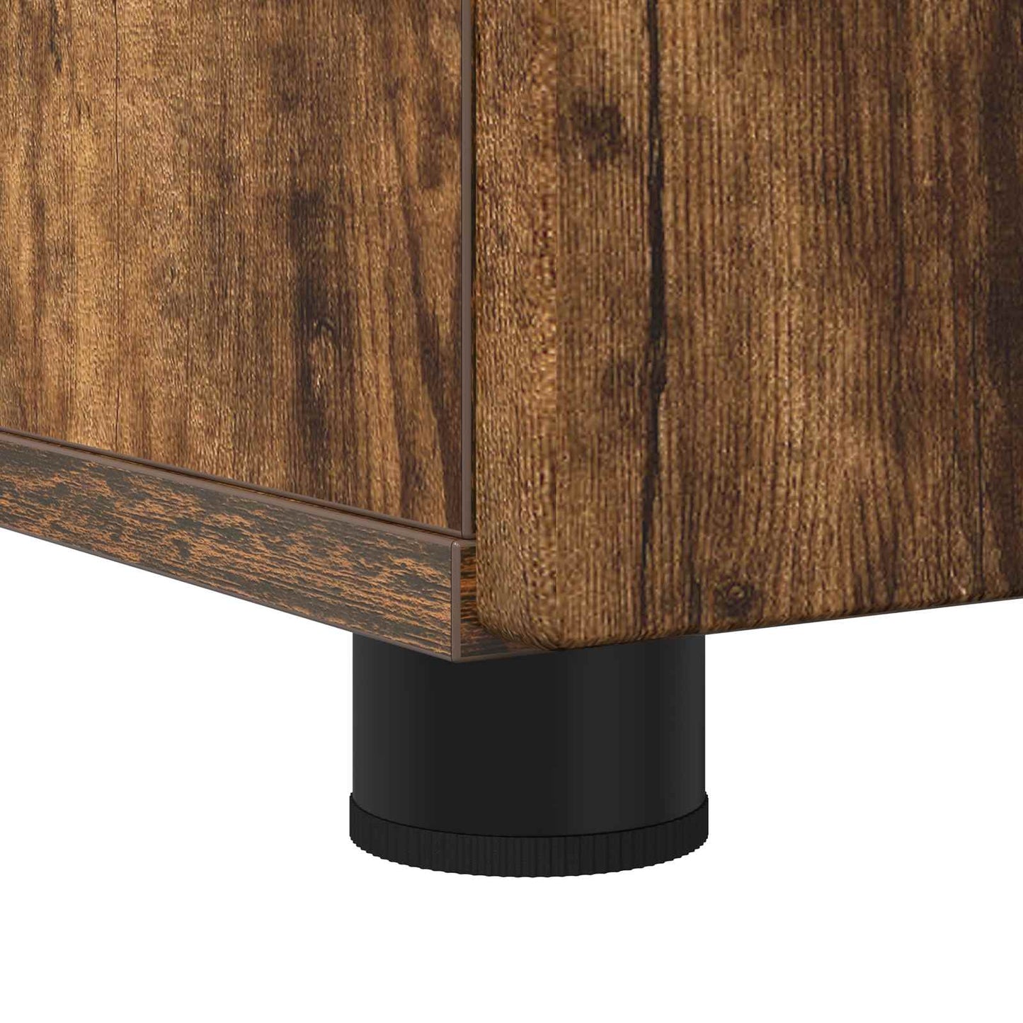 vidaXL Bathroom Cabinet with Storage Smoked Oak 30 x 35 x 95 cm