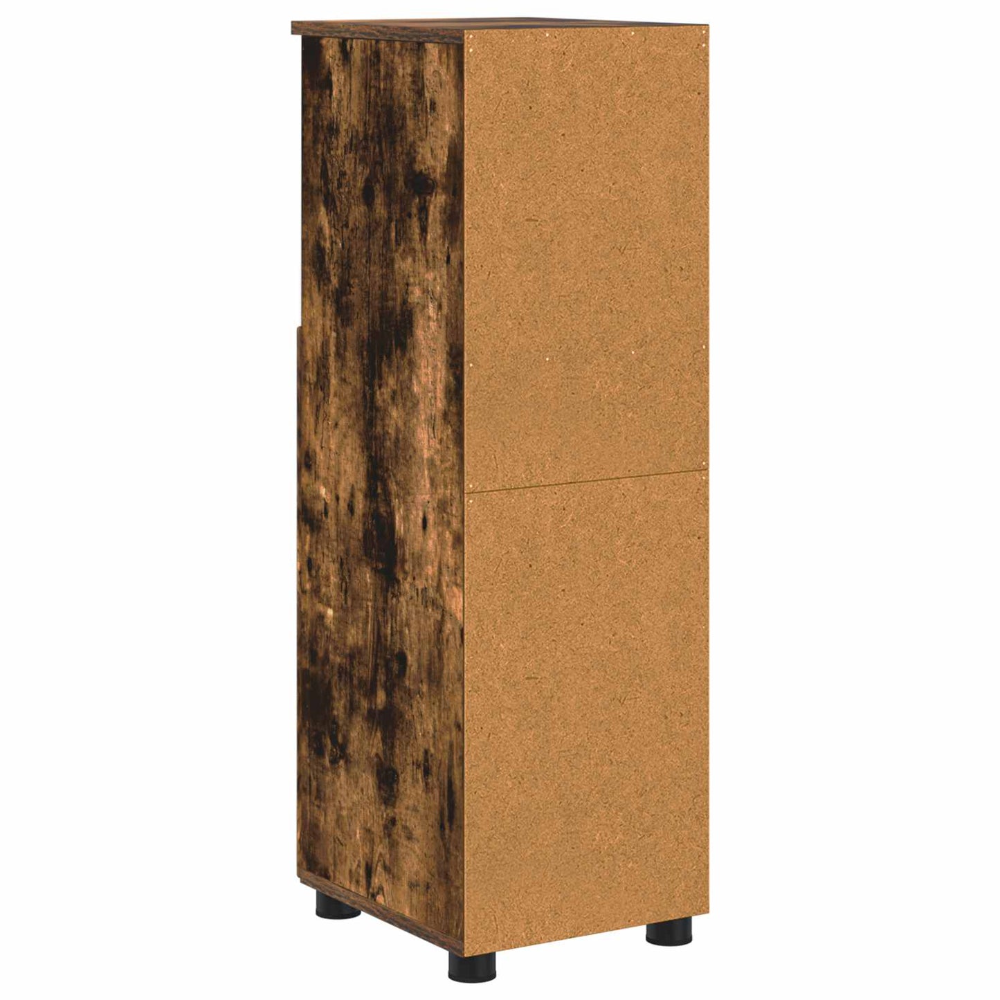 vidaXL Bathroom Cabinet Smoked Oak 30 x 35 x 95 cm