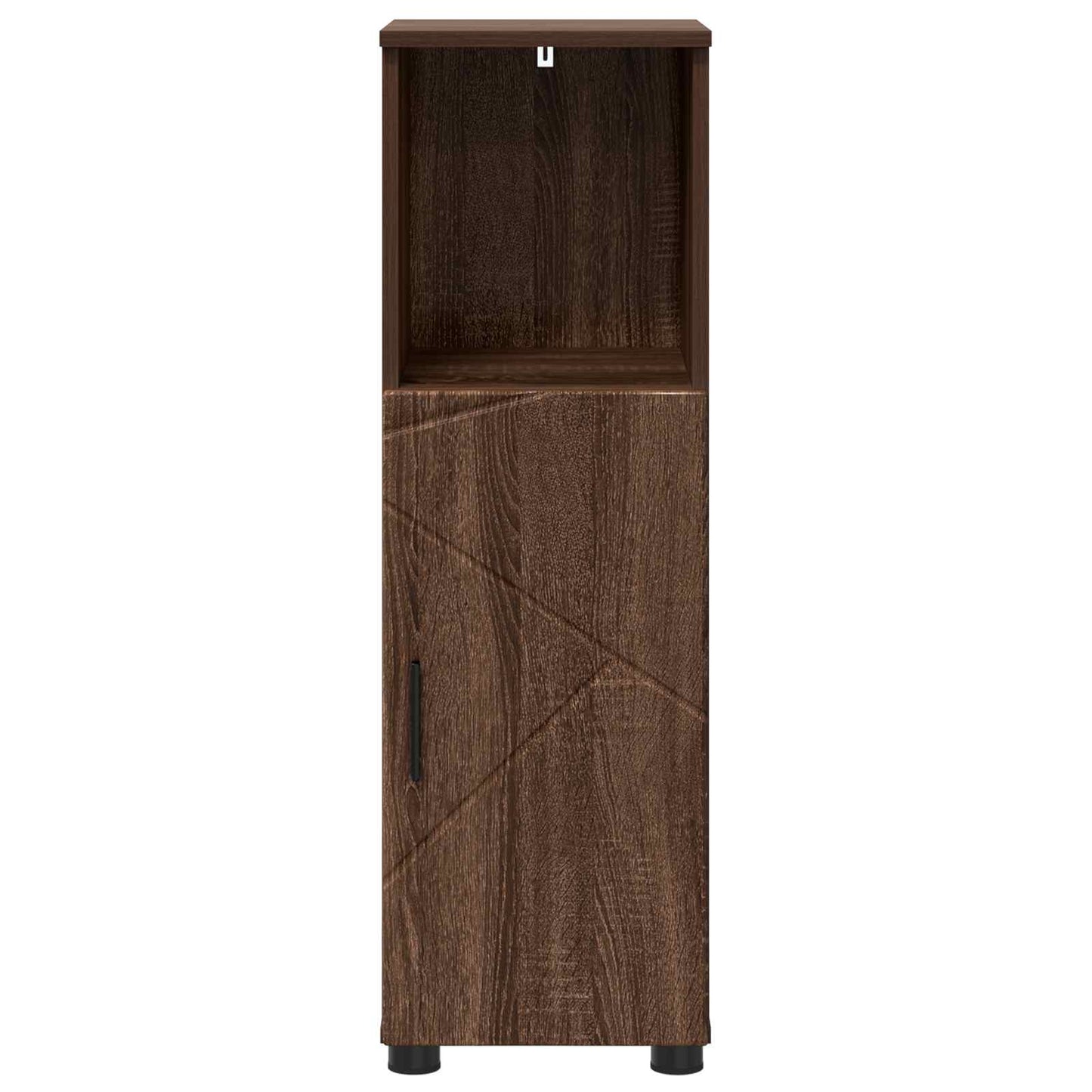 vidaXL Bathroom Cabinet with Storage Brown Oak 30 x 35 x 95 cm