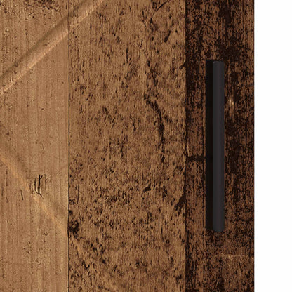 vidaXL Bathroom Cabinet with Storage Old Wood 30 x 35 x 95 cm