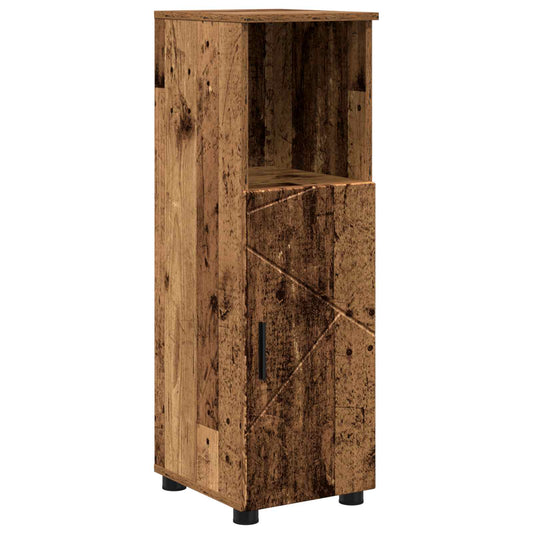 vidaXL Bathroom Cabinet Old Wood 30 x 35 x 95 cm