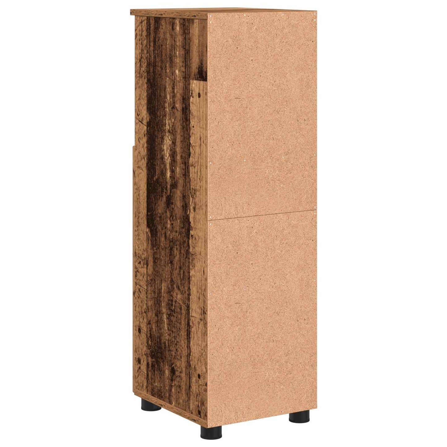 vidaXL Bathroom Cabinet with Storage Old Wood 30 x 35 x 95 cm