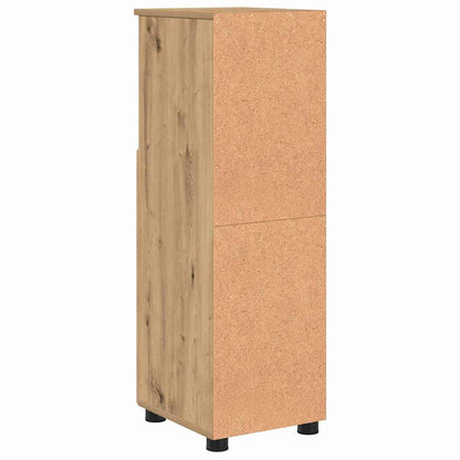 vidaXL Bathroom Cabinet with Storage Artisan Oak 30 x 35 x 95 cm