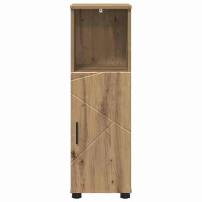 vidaXL Bathroom Cabinet with Storage Artisan Oak 30 x 35 x 95 cm