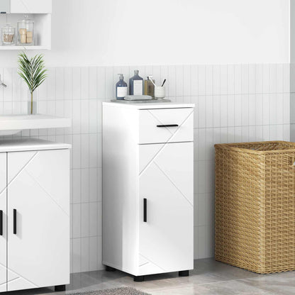 vidaXL Bathroom Cabinet White 30 x 35 x 80 cm Engineered wood & Metal