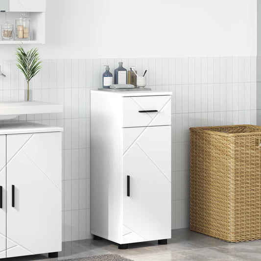 vidaXL Bathroom Cabinet White 30 x 35 x 80 cm Engineered wood & Metal
