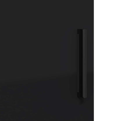 vidaXL Bathroom Cabinet Black 30 x 35 x 80 cm Engineered wood, Metal