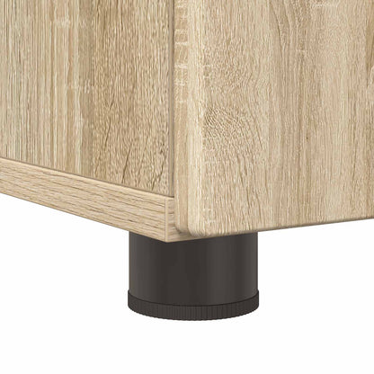 vidaXL Bathroom Cabinet with Drawer Sonoma Oak 30 x 35 x 80 cm