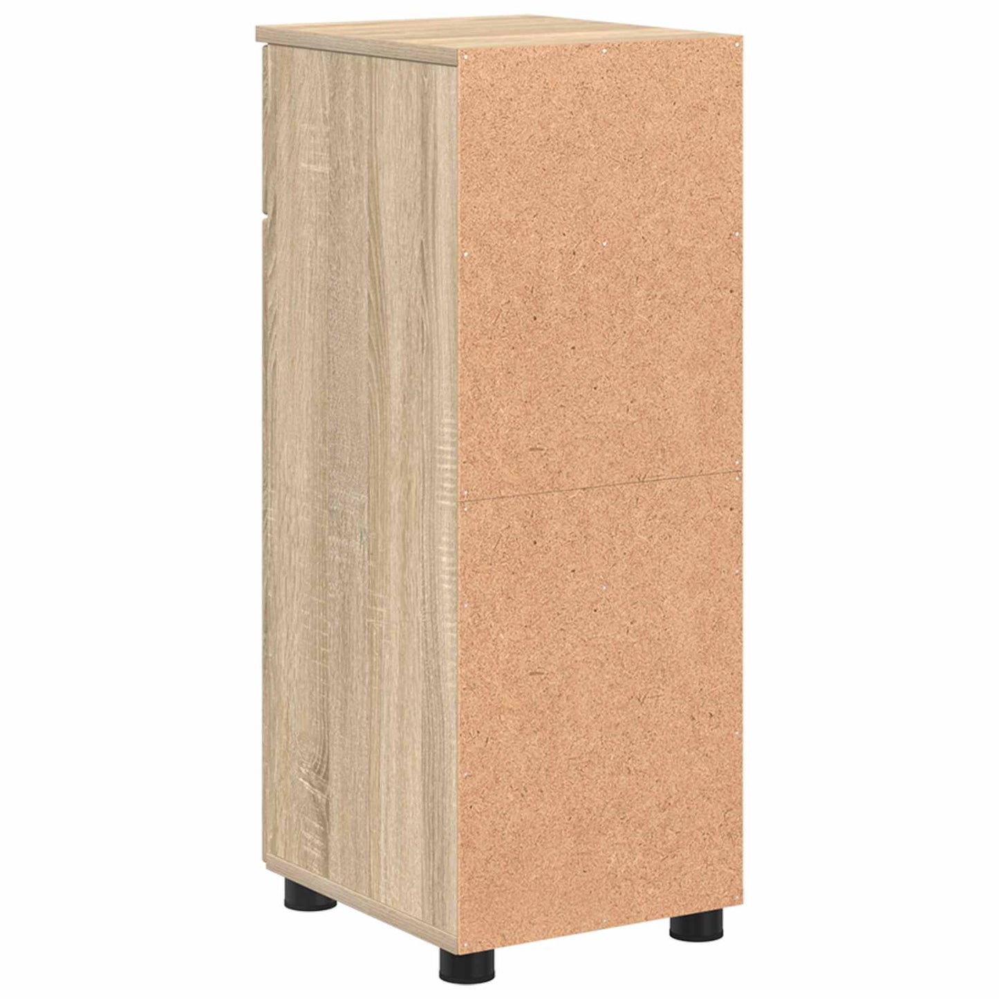 vidaXL Bathroom Cabinet with Drawer Sonoma Oak 30 x 35 x 80 cm