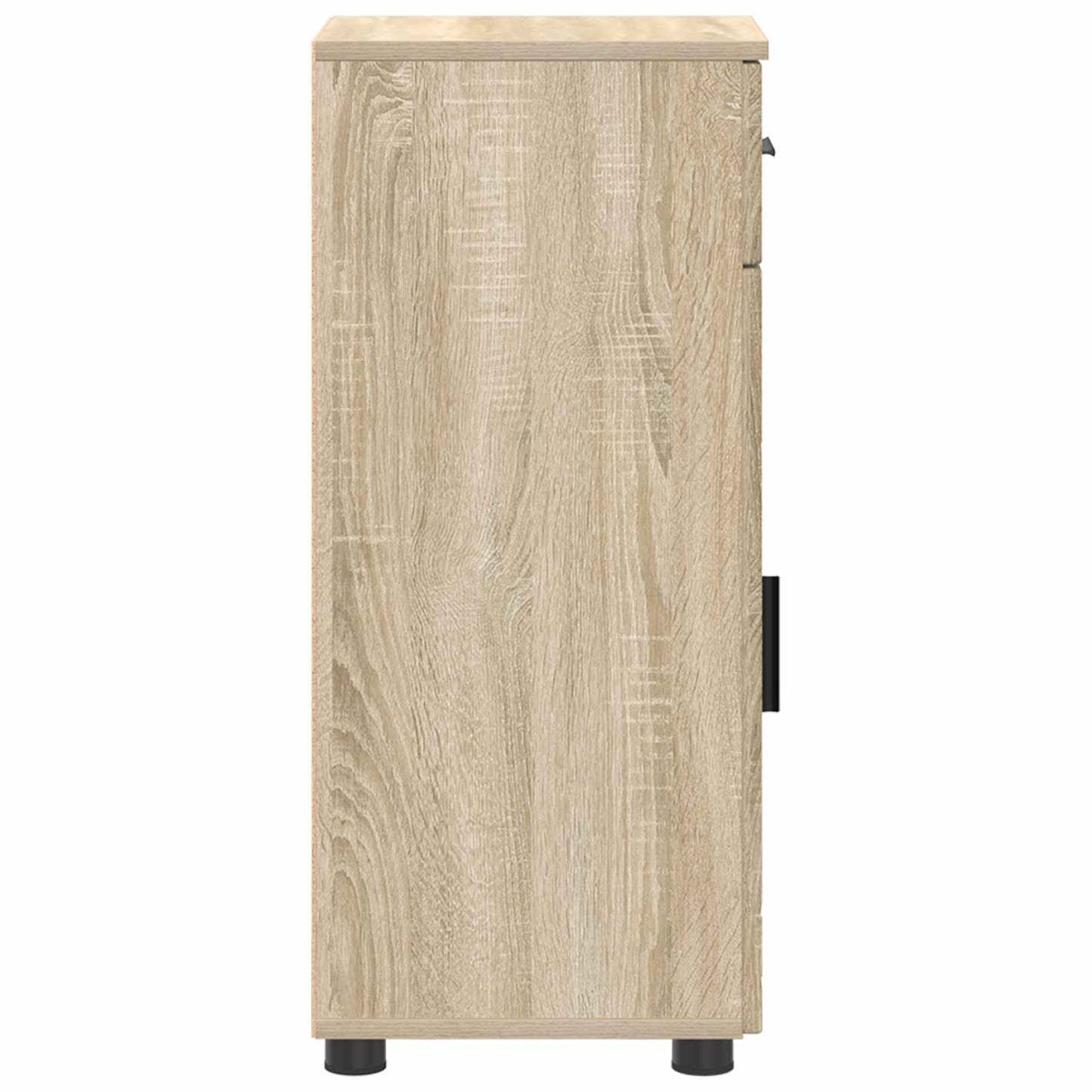 vidaXL Bathroom Cabinet with Drawer Sonoma Oak 30 x 35 x 80 cm