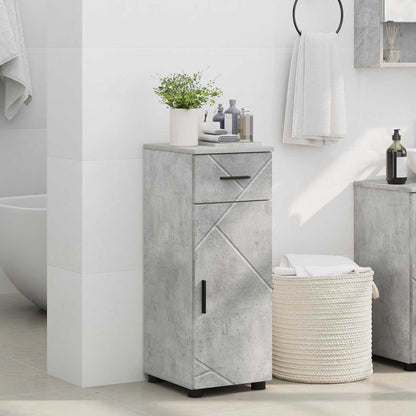 vidaXL Bathroom Cabinet Concrete Grey 30 x 35 x 80 cm