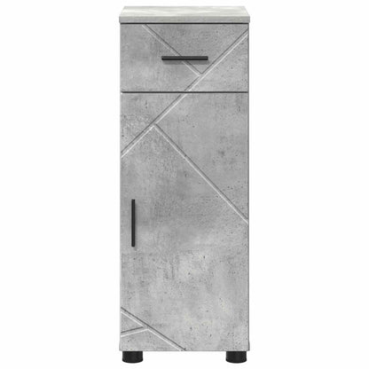 vidaXL Bathroom Cabinet Concrete Grey 30 x 35 x 80 cm