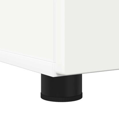 vidaXL Bathroom Cabinet with Drawer High Gloss White 30 x 35 x 80 cm