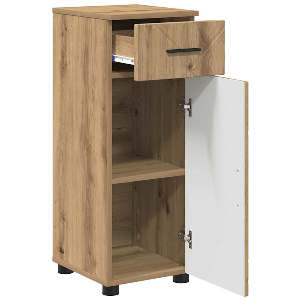 vidaXL Bathroom Cabinet Artisan Oak 30 x 35 x 80 cm
