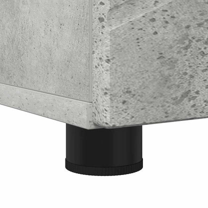 vidaXL Bathroom Cabinet with Storage Concrete Grey 30 x 35 x 192 cm