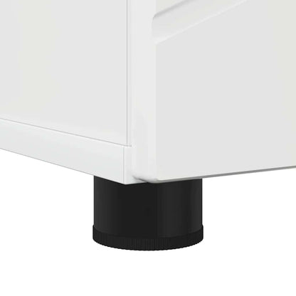 vidaXL Bathroom Cabinet with Storage High Gloss White 30 x 35 x 192 cm