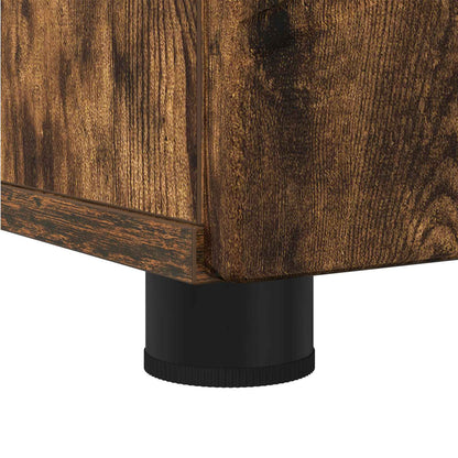 vidaXL Bathroom Cabinet Smoked Oak 30 x 35 x 192 cm