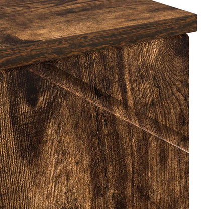 vidaXL Bathroom Cabinet Smoked Oak 30 x 35 x 192 cm