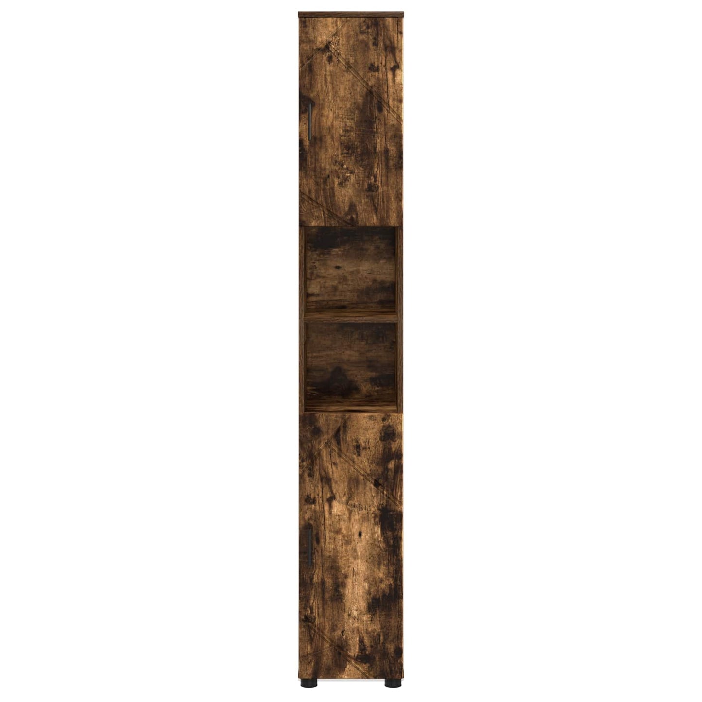 vidaXL Bathroom Cabinet Smoked Oak 30 x 35 x 192 cm