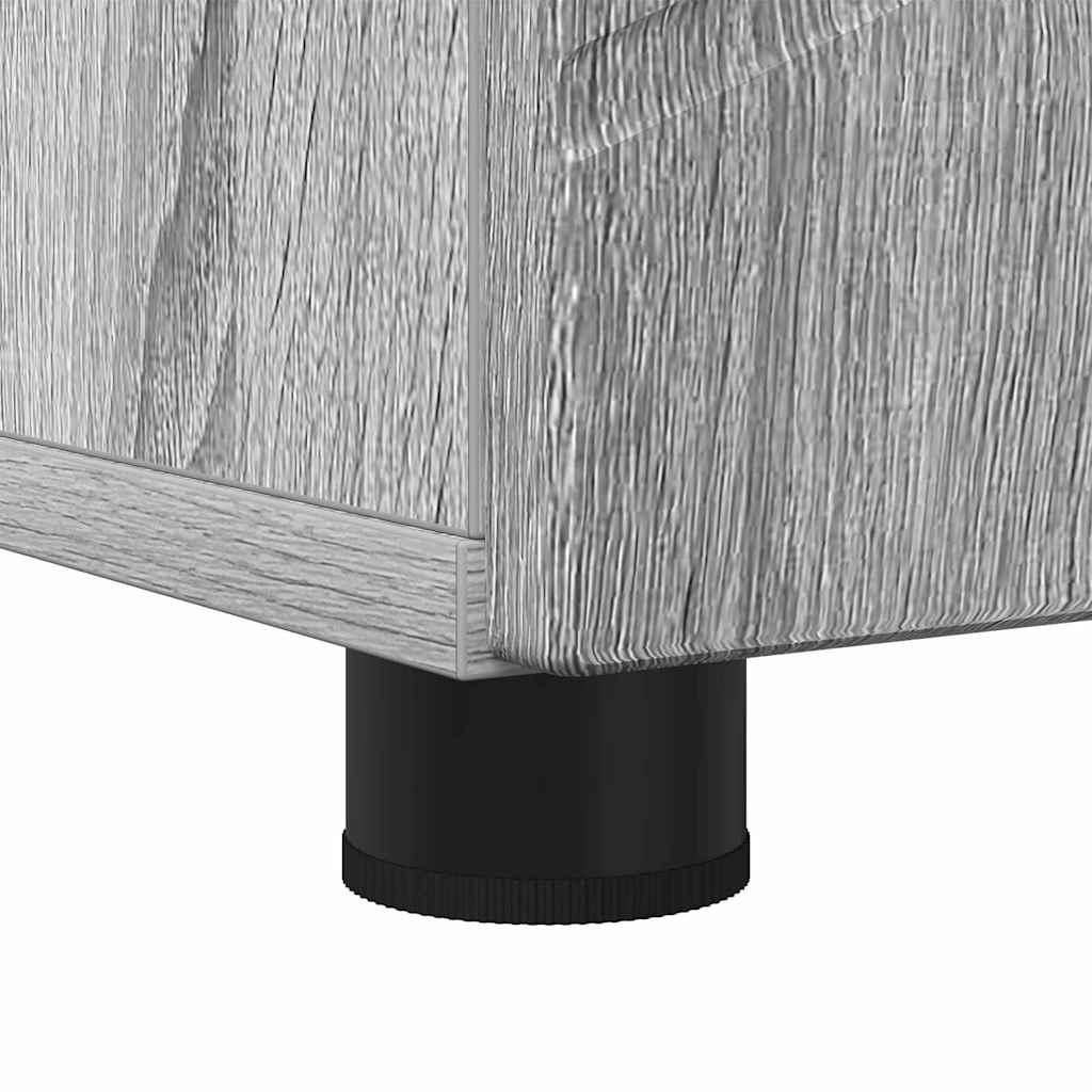 vidaXL Bathroom Cabinet with Storage Grey Sonoma 30 x 35 x 192 cm