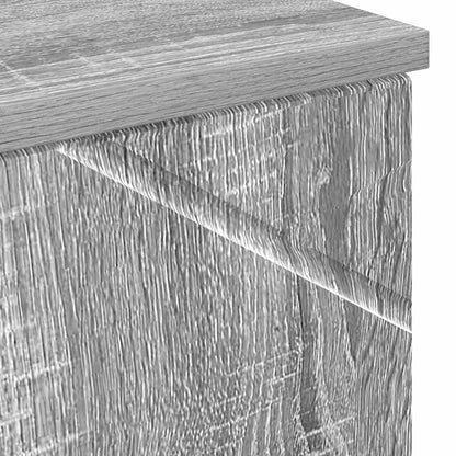 vidaXL Bathroom Cabinet with Storage Grey Sonoma 30 x 35 x 192 cm