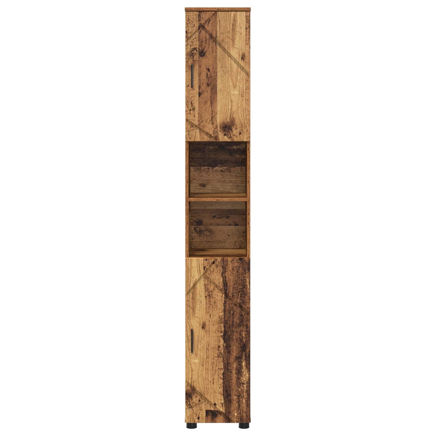 vidaXL Bathroom Cabinet Old Wood 30 x 35 x 192 cm