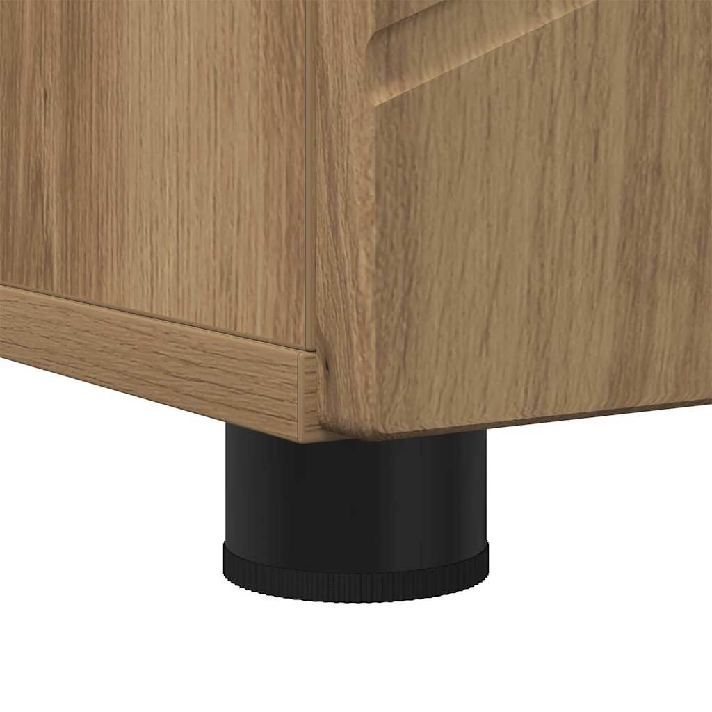 vidaXL Bathroom Cabinet with Storage Artisan Oak 30 x 35 x 192 cm