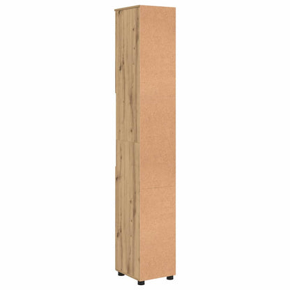 vidaXL Bathroom Cabinet with Storage Artisan Oak 30 x 35 x 192 cm